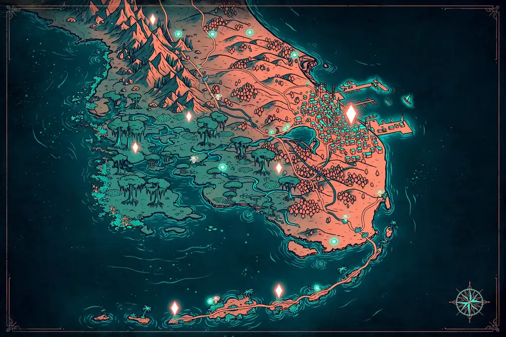 GTA 6 Leonida map, Vice City and the state of Leonida locations